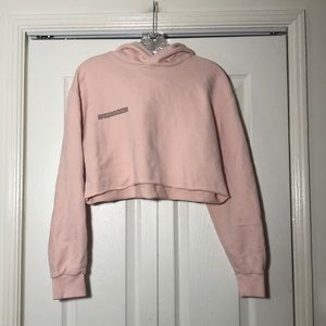 pangaia cropped moletom com capuz